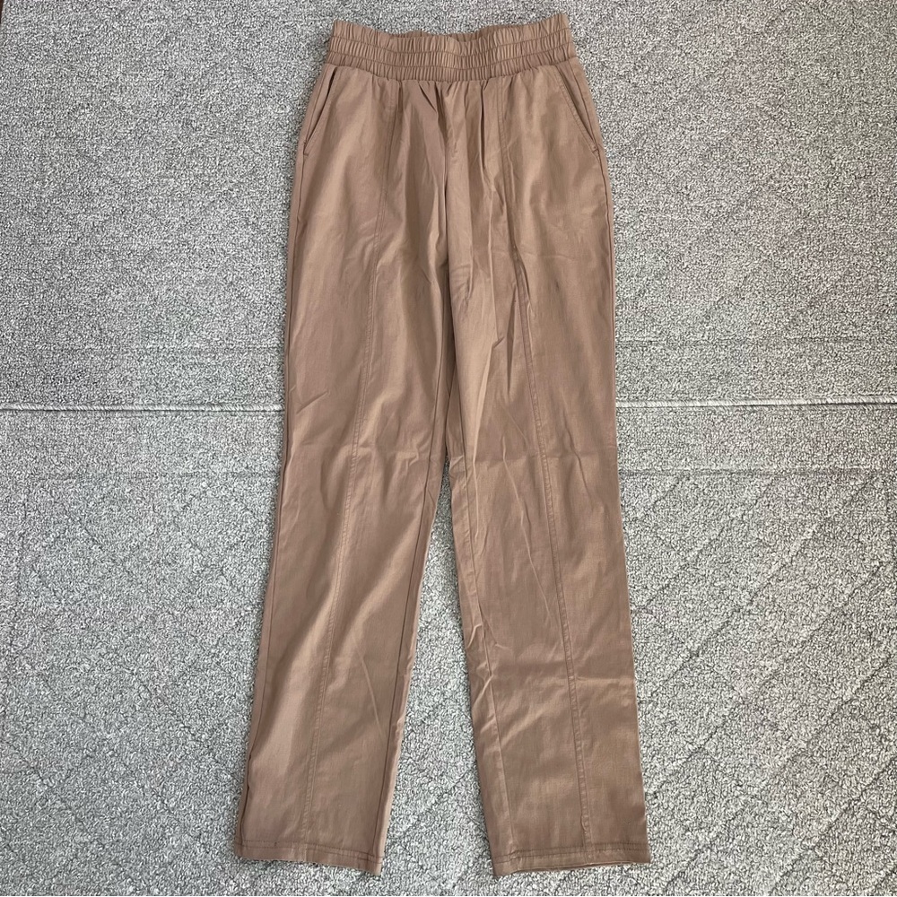 Yogalicious Trekki Modern Day Pants Womens Size XS Brown Straight Leg